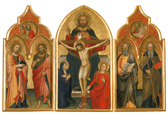 Trinità tra la Vergine e Maria Maddalena con Santi