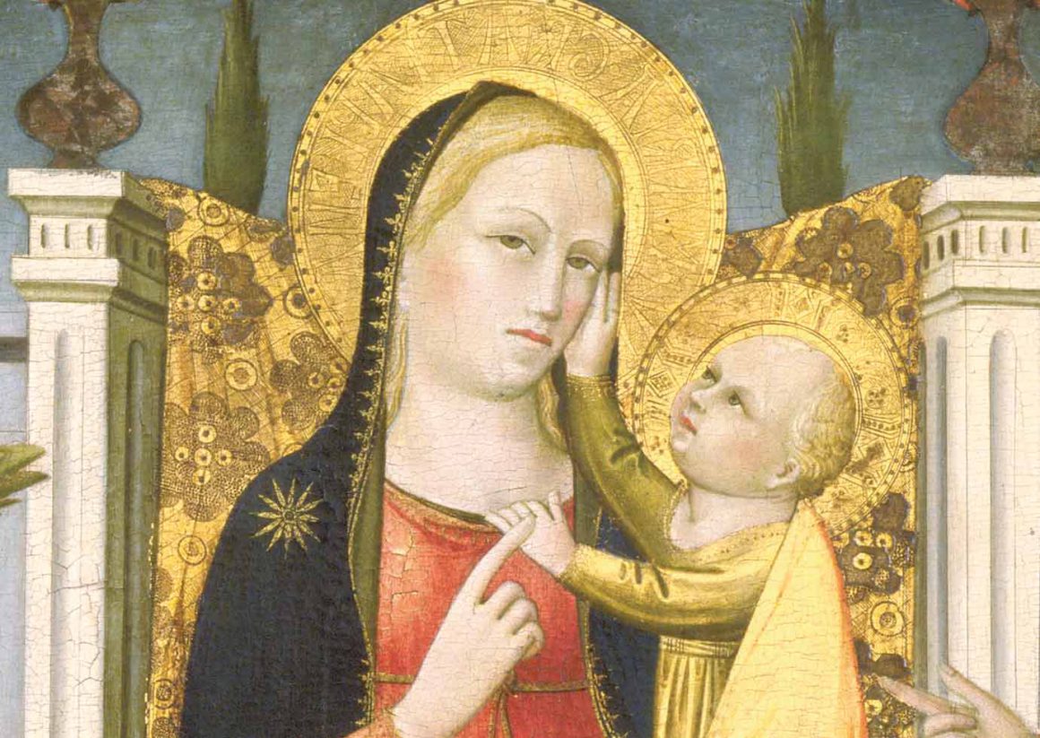 Madonna col Bambino in trono tra i santi
