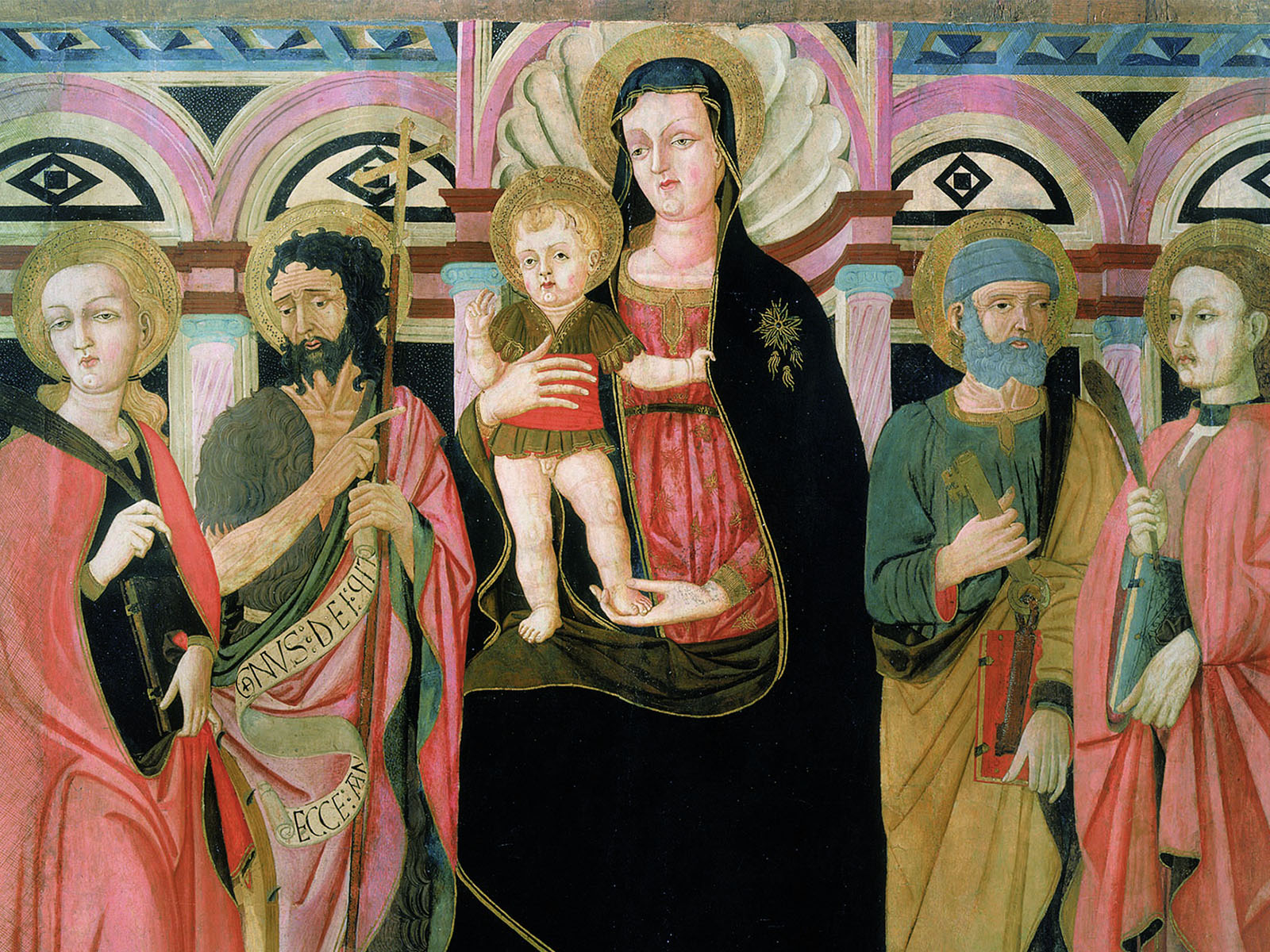 Madonna col Bambino in trono e Santi