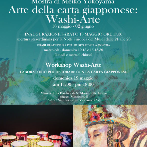 Notte europea dei Musei e Amico Museo: mostra e workshop di WASHI ARTE