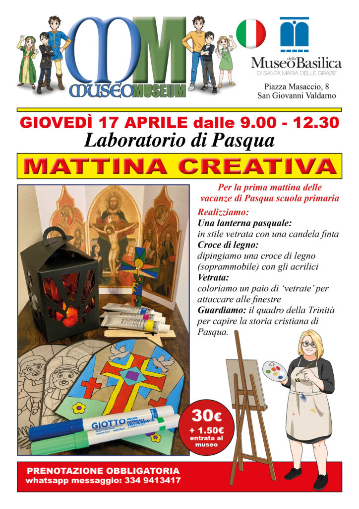 Mattina Creativa Laboratorio di Pasqua 17 aprile 9-11.30 per bambini Scuola Primaria
