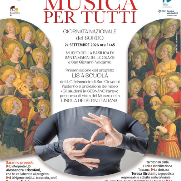 DOMENICA 27 SETTEMBRE RENDERE L'ARTE ACCESSIBILE A TUTTI, SUPERANDO TUTTE LE POSSIBILI BARRIERE, NON SOLO ARCHITETTONICHE MA ANCHE COGNITIVE E SENSORIALI